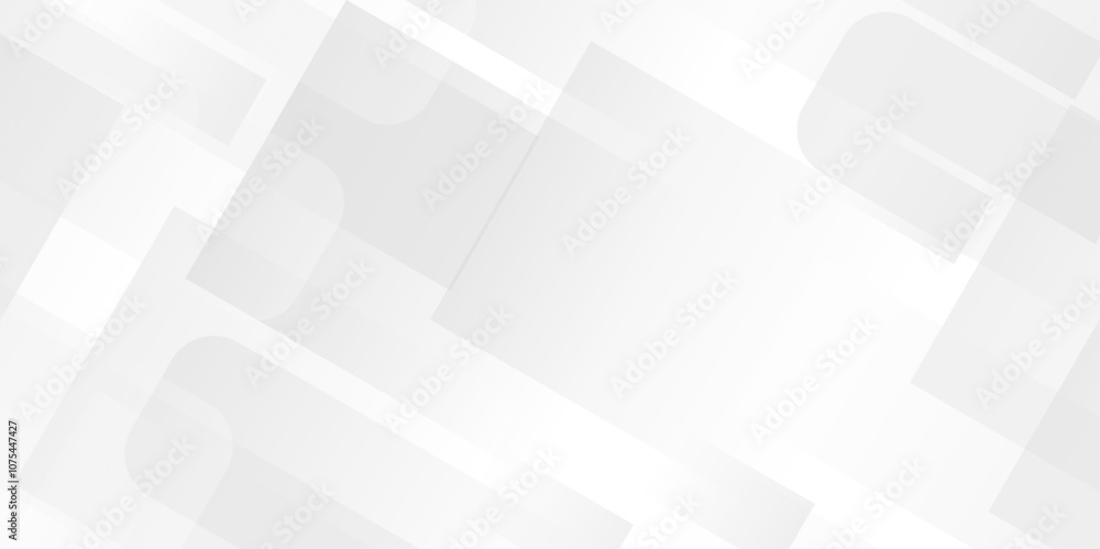 Fototapeta premium Luxury modern element shiny thin line technology. Light gray and white overlap triangle. geometric abstract subtle vector layer tech square corporate cube banner, brochure, template web background.