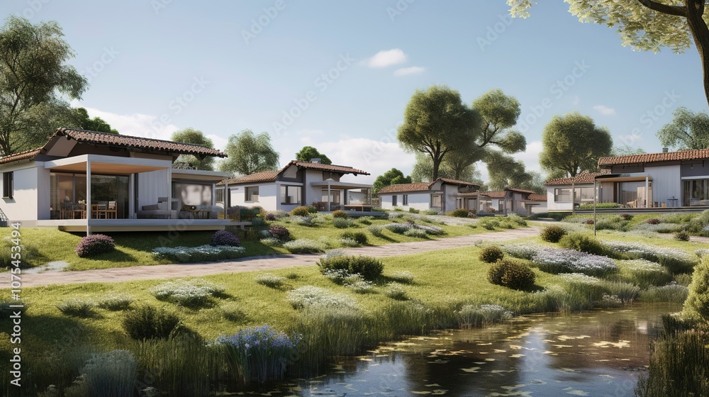 A photo of Minimal Retirement Homes Illustration A photo of Minimal Retirement Homes Illustration