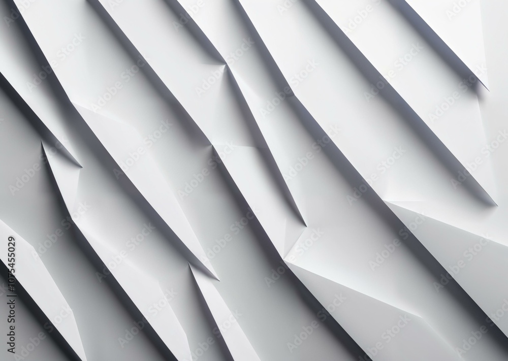 Obraz premium Modern Origami Paper Folded Surface
