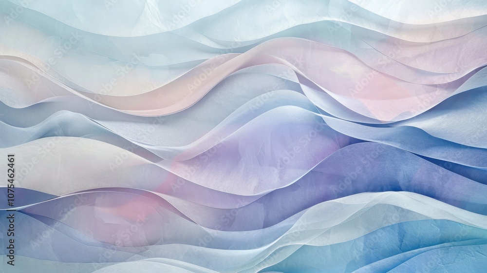 Pastel Dream: Soft, flowing fabric in shades of blue, pink, and white creates a dreamy, ethereal texture. Perfect for designs needing a touch of elegance and serenity. Pastel Dream: Soft, flowing fabric in shades of blue, pink, and white creates a dreamy, ethereal texture. Perfect for designs needing a touch of elegance and serenity.