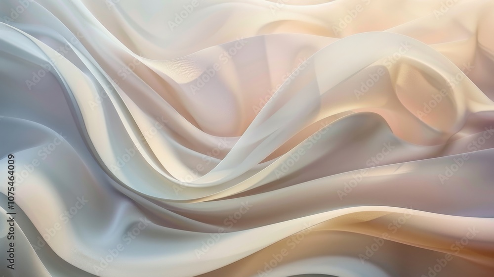 Dreamy Draped Fabric: Soft, flowing folds of luxurious chiffon in pastel hues create a serene and elegant backdrop. Perfect for design projects needing a touch of sophistication and ethereal beauty. Dreamy Draped Fabric: Soft, flowing folds of luxurious chiffon in pastel hues create a serene and elegant backdrop. Perfect for design projects needing a touch of sophistication and ethereal beauty.