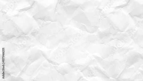 white crumpled paper texture background