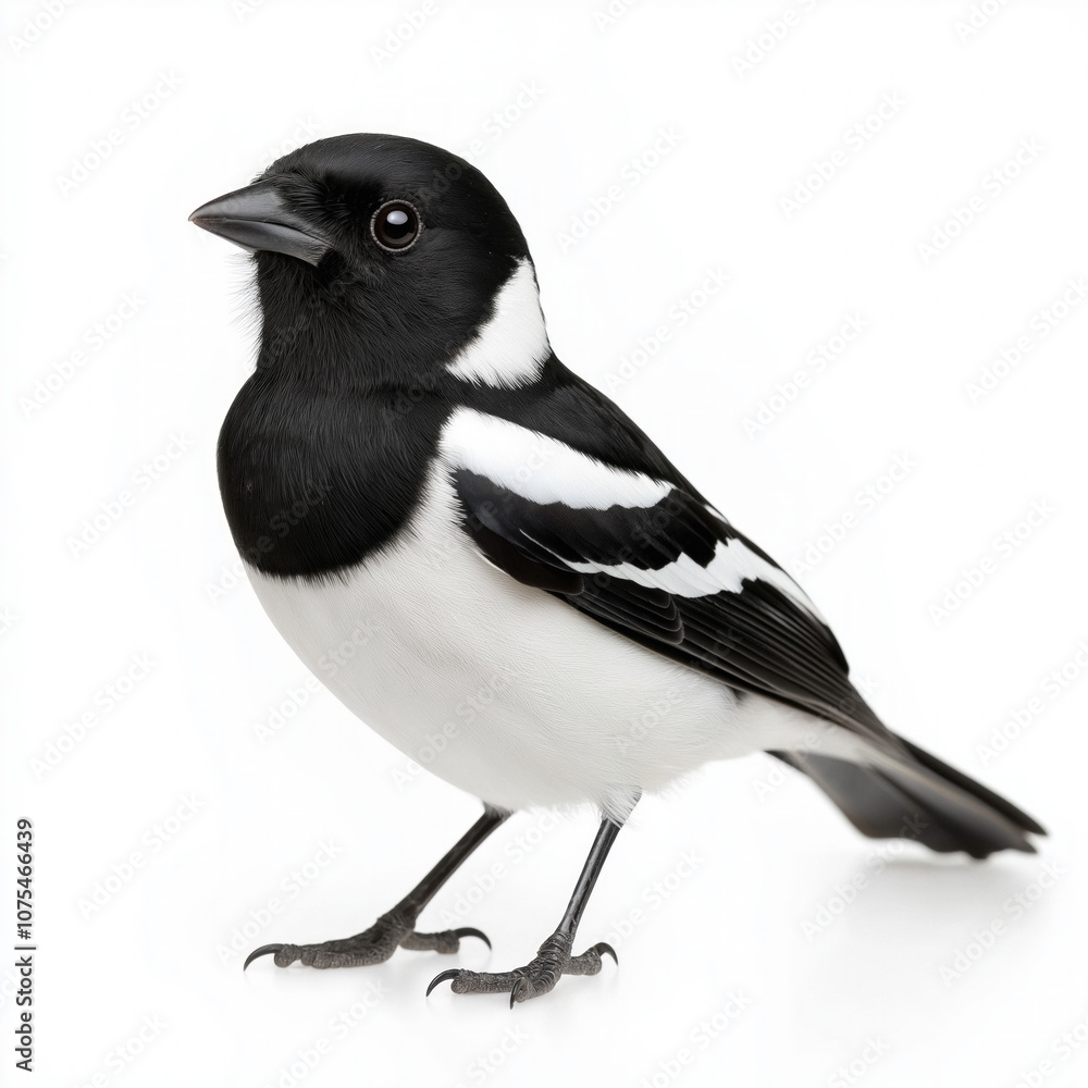 Obraz premium Magpie Isolated