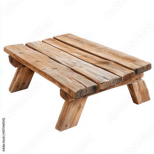Wooden Bridge Isolated