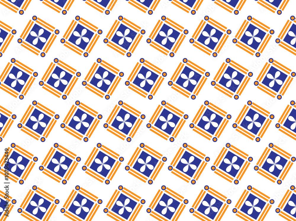 seamless pattern of the blue and yellow boxes seamless pattern of the blue and yellow boxes