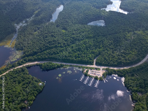 Raven Lake Muskoka Aerial View
