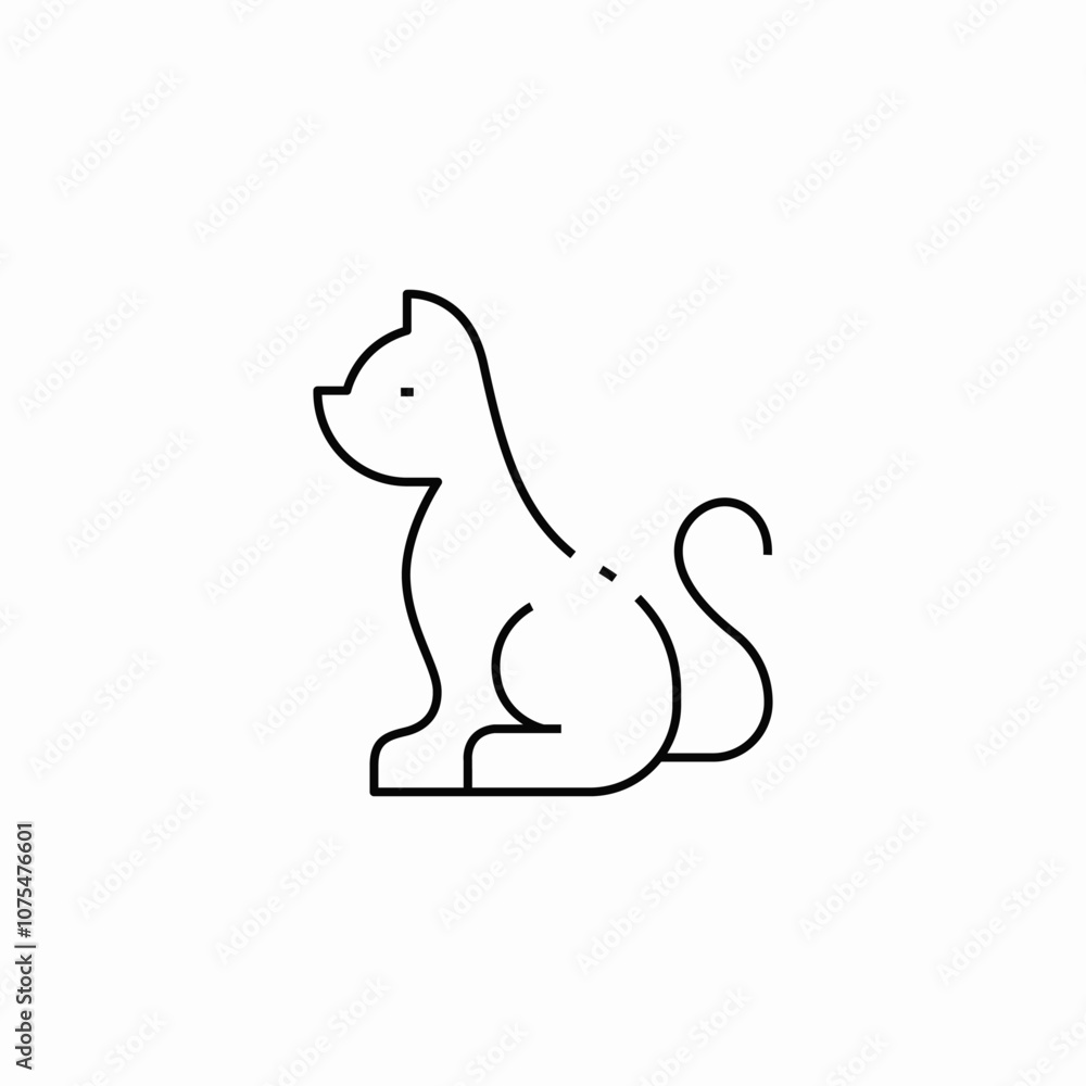 cat pen icon sign vector cat pen icon sign vector