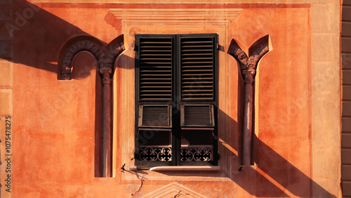 Obraz na płótnie Old architecture in Portofino, Liguria, Italy w salonie