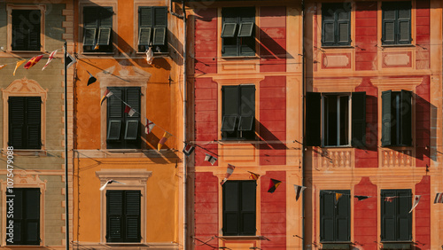 Obraz na płótnie Old colorful houses in Portofino, Liguria, Italy w salonie