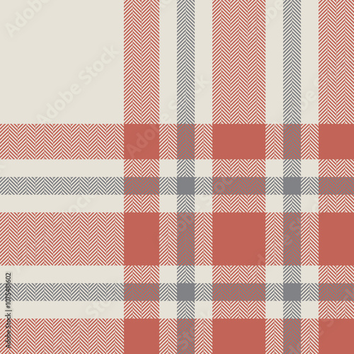 Plaid check pattern. Seamless fabric texture. Tartan textile print.