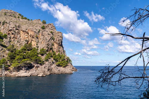 Wallpaper Mural Die Bucht und das Flussbett bei Sa Calobra Torontodigital.ca