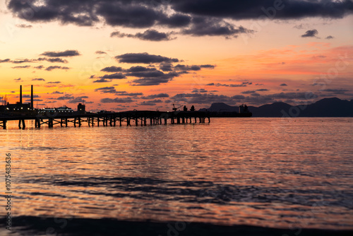 Playa de Alcudia bei Sonnenaufgang