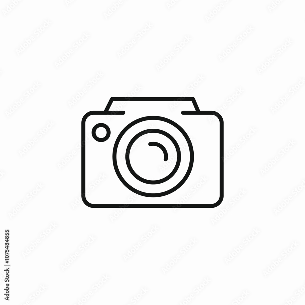 photo camera icon sign vector photo camera icon sign vector