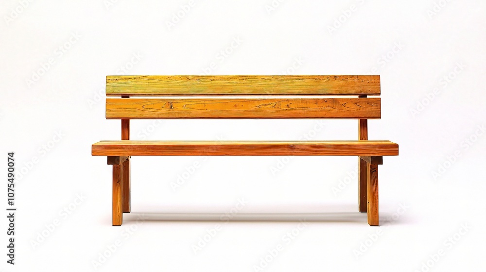 Minimalist Wooden Bench Isolated on White Background Perfect for Modern Interior Design and Minimalist Aesthetic in Contemporary Spaces Minimalist Wooden Bench Isolated on White Background Perfect for Modern Interior Design and Minimalist Aesthetic in Contemporary Spaces
