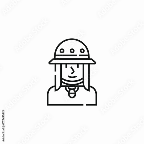 archaeologist excavations icon sign vector