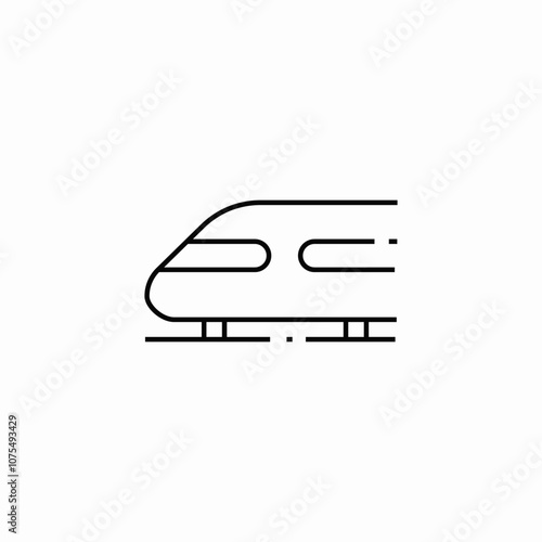 express train icon sign vector