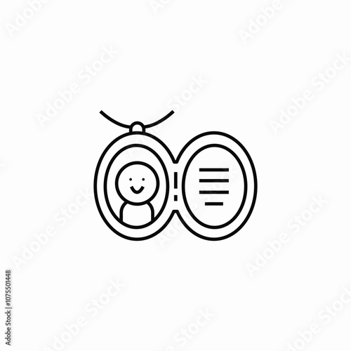 necklace photo icon sign vector