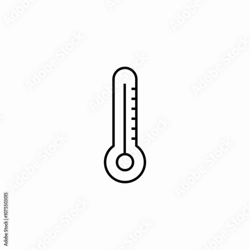 thermometer temperature icon sign vector