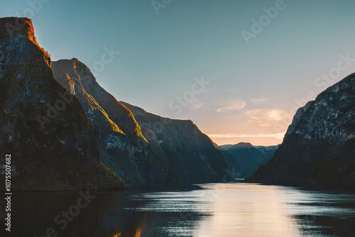 Fjorde bei Flåm / Norwegen