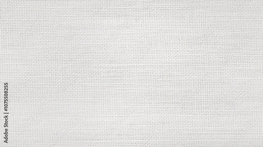 Fototapeta premium Seamless pattern of white canvas fabric texture, rapport image.