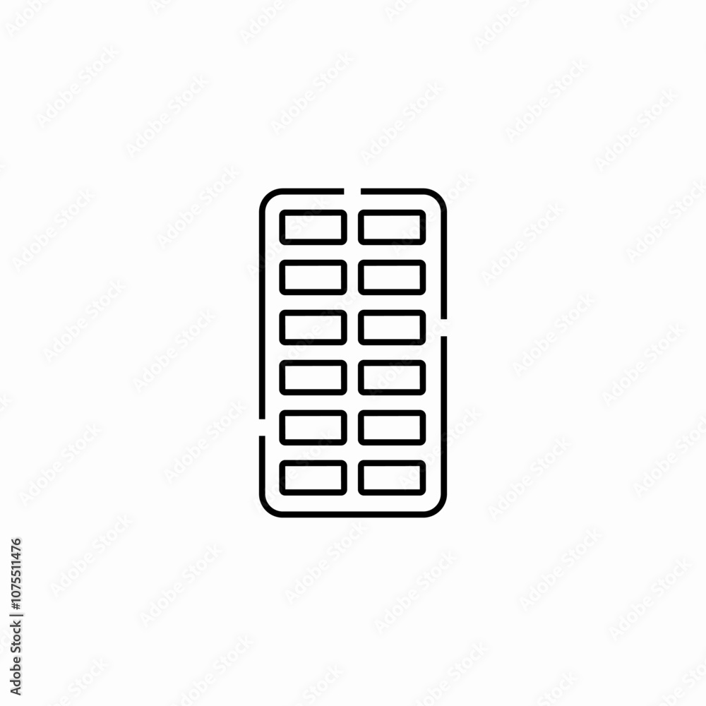 chewing gums sheet icon sign vector chewing gums sheet icon sign vector