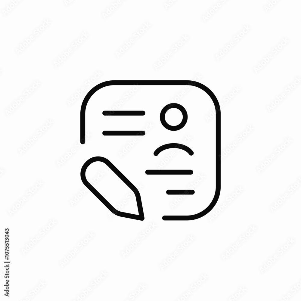 resume employee write icon sign vector resume employee write icon sign vector