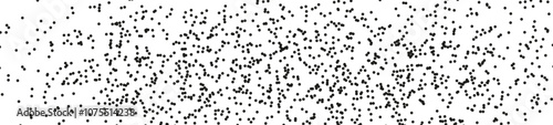 abstract random polka dot pattern with small, irregular dots. Black and white seamless background with textured. Flat vector illustration isolated