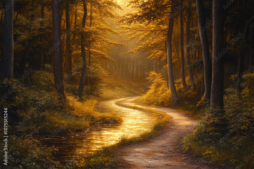 Fototapeta premium morning in the forest