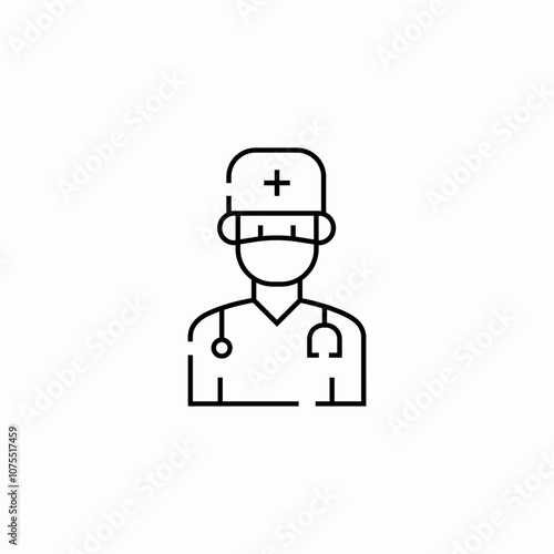 doctor medicine icon sign vector