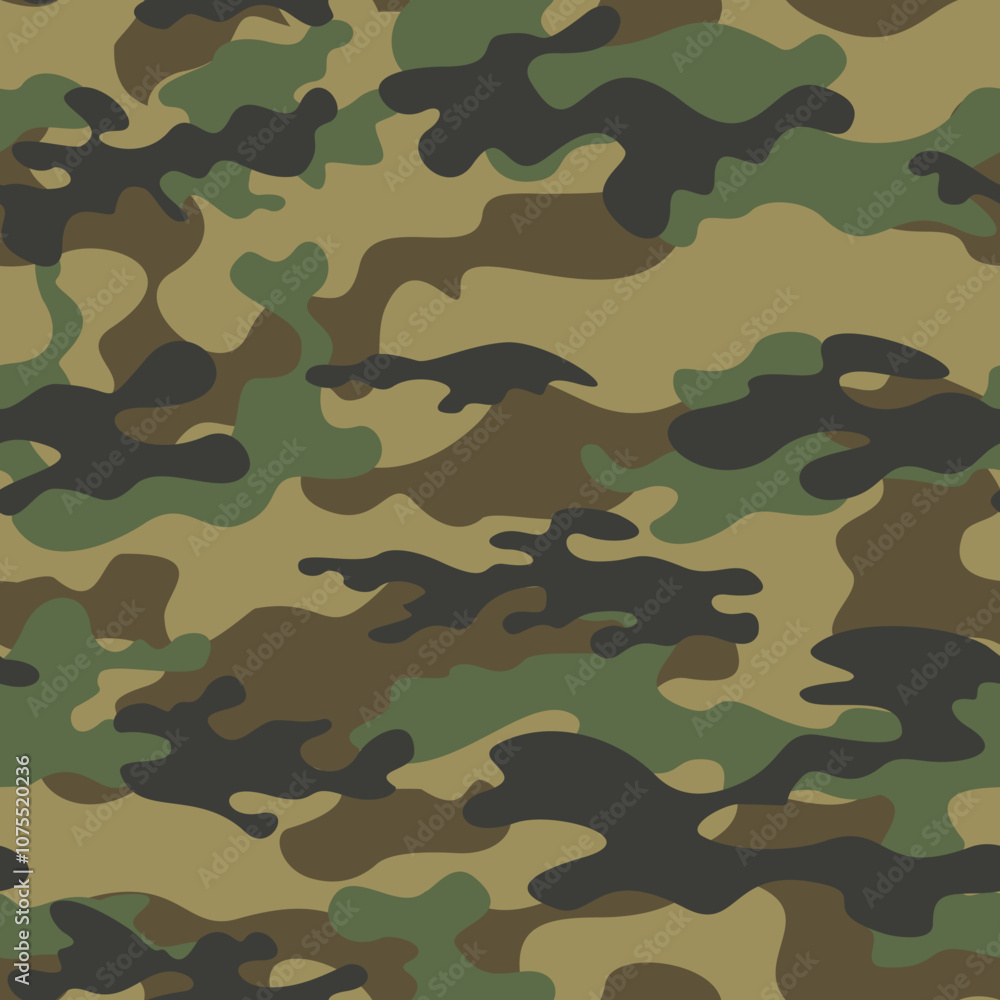 Fototapeta premium camouflage modern pattern vector army seamless print, fashion print design