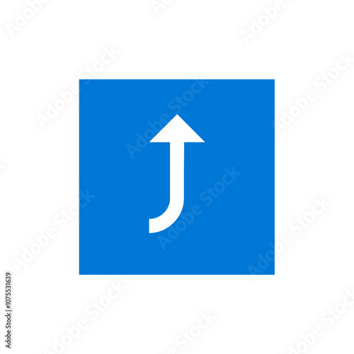 Upward Turn Arrow Symbol
