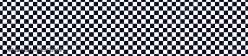 Black and white checkerboard pattern background. Classic checkered race flag car finish line or start line. Flat vector illustration isolated on white background.