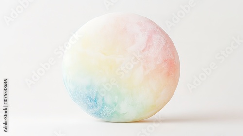 Subtle pastel watercolor background with soft blending of pink, blue, and yellow, creating a gentle and calming effect, ideal for serene visuals.