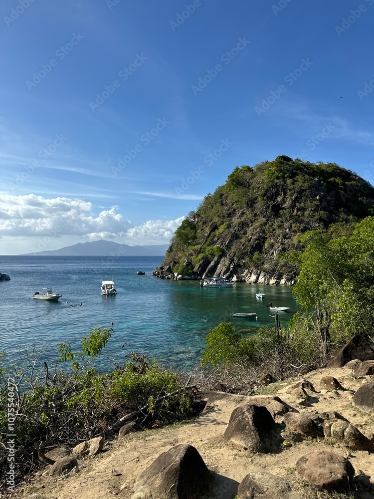 Fototapeta premium Cove in Guadeloupe