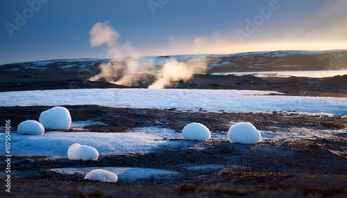  Melting permafrost releases methane bubbles into the atmosphere as Arctic regions thaw,_1(1436)