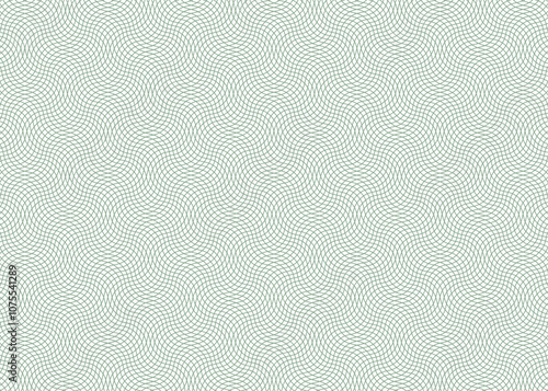 Seamless geometric banknote or certificate guilloche pattern. Vector illustration