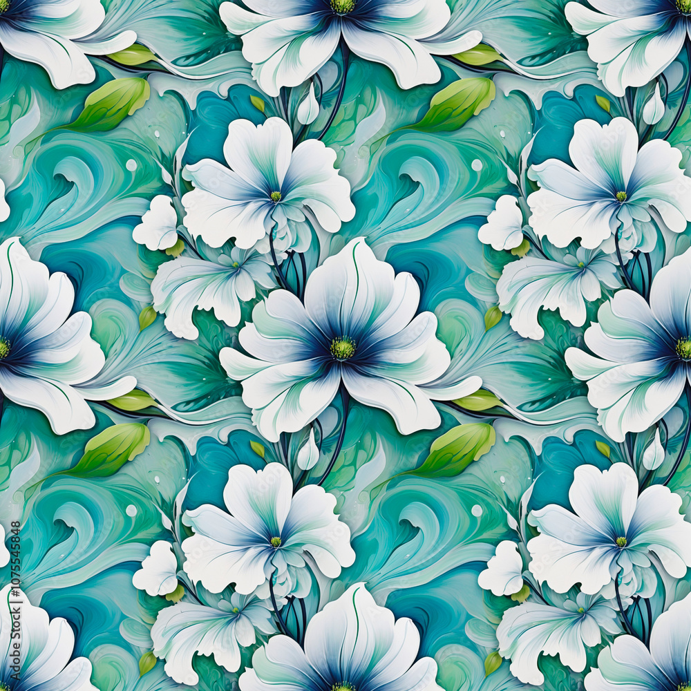seamless pattern with flowers seamless pattern with flowers