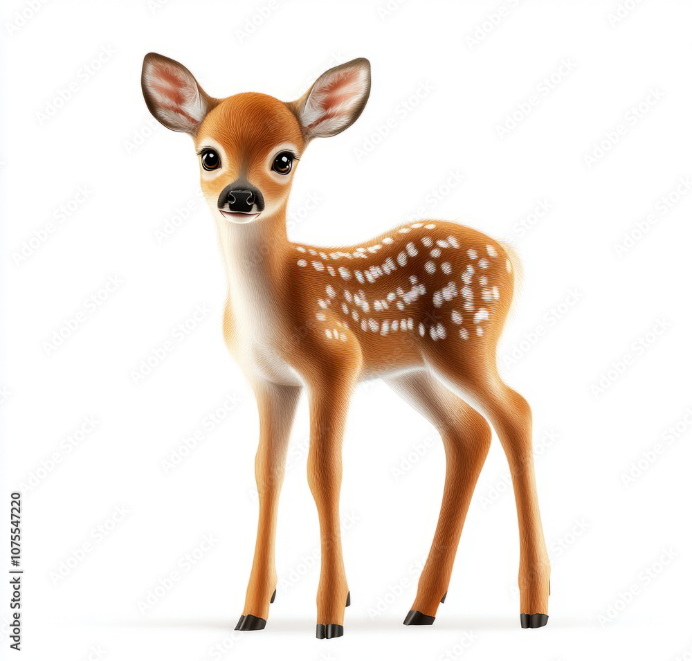 Fototapeta premium deer isolated on white