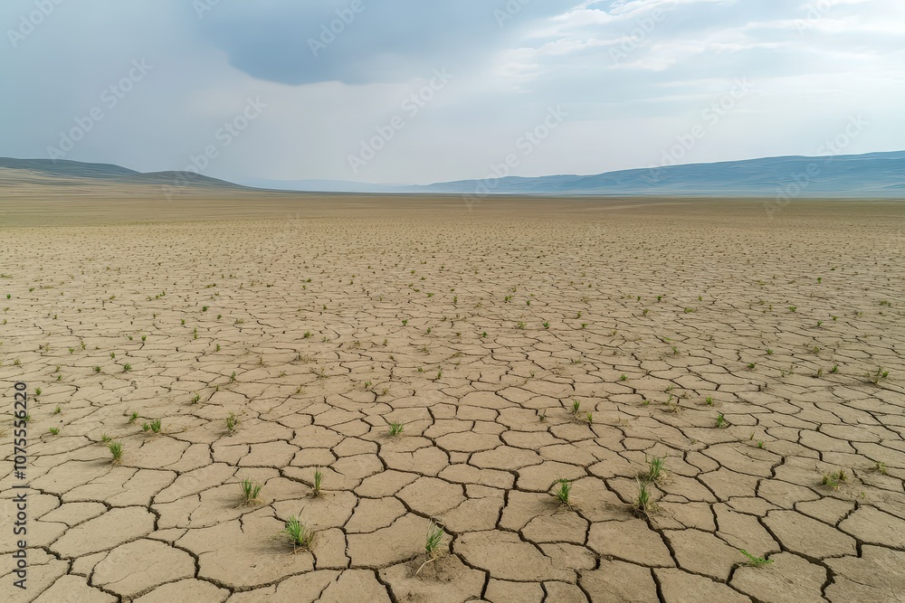 Drought-hit region water, showcasing strategies to manage and mitigate the effects of drought in affected areas.. Beautiful simple AI generated image Drought-hit region water, showcasing strategies to manage and mitigate the effects of drought in affected areas.. Beautiful simple AI generated image