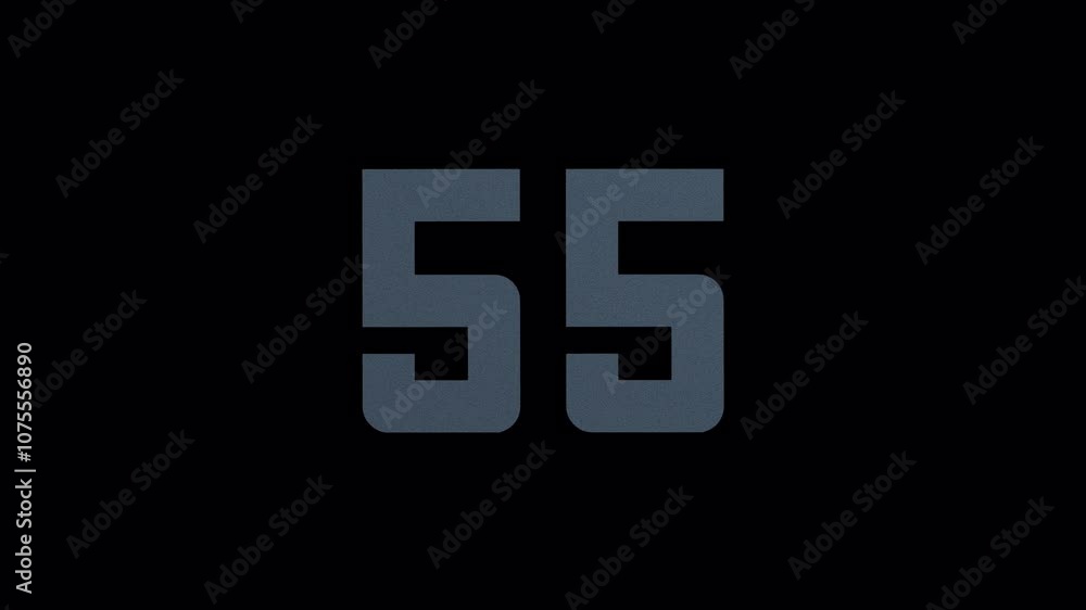 Scroll Number 55. Rolling Number. Transparent Background. Alpha Channel Scroll Number 55. Rolling Number. Transparent Background. Alpha Channel