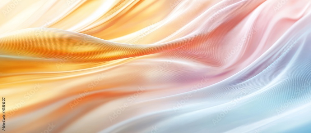 Soft, flowing fabric in warm pastel colors. Soft, flowing fabric in warm pastel colors.
