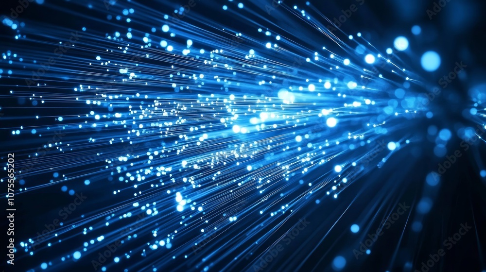 Naklejka premium abstract fiber lines bright light