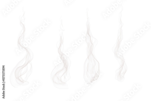 smoke isolated on white background