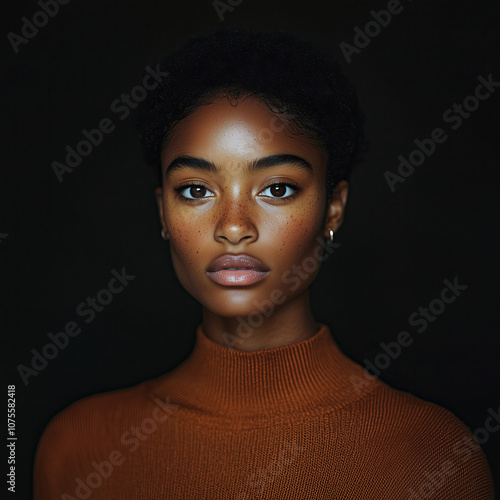 African Amerrican woman portrait photo