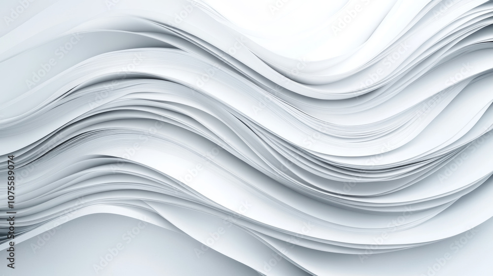 Abstract white wavy background, perfect for a minimalist design. Abstract white wavy background, perfect for a minimalist design.
