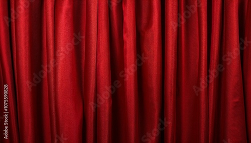 red theater curtain