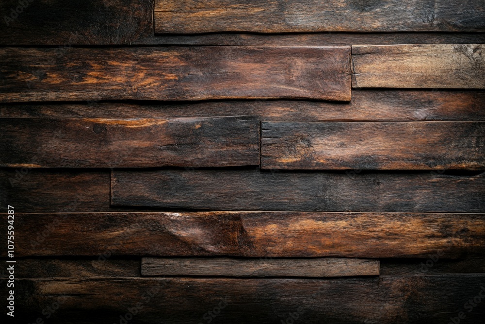 Rustic wood planks background - Generative AI. Beautiful simple AI generated image Rustic wood planks background - Generative AI. Beautiful simple AI generated image