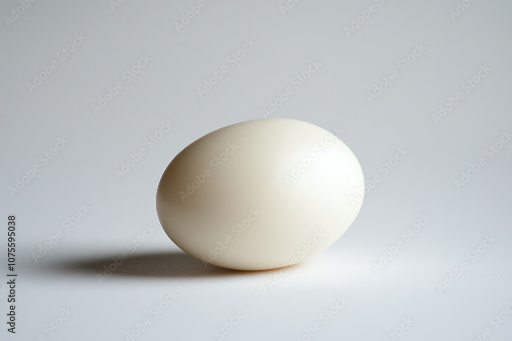 a single whole white navy bean with a smooth round surface, against a white background. a single whole white navy bean with a smooth round surface, against a white background.