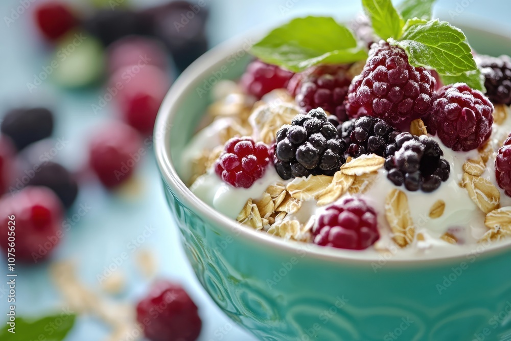 Yogurt with Berries and Granola Yogurt with Berries and Granola