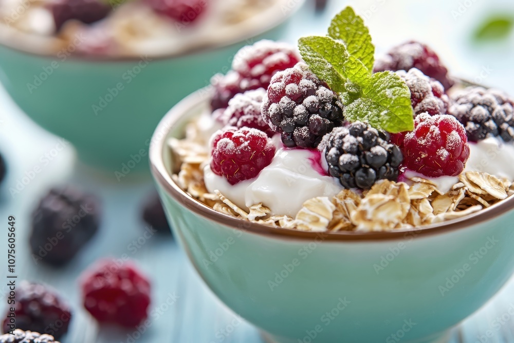 Yogurt with Berries and Granola Yogurt with Berries and Granola